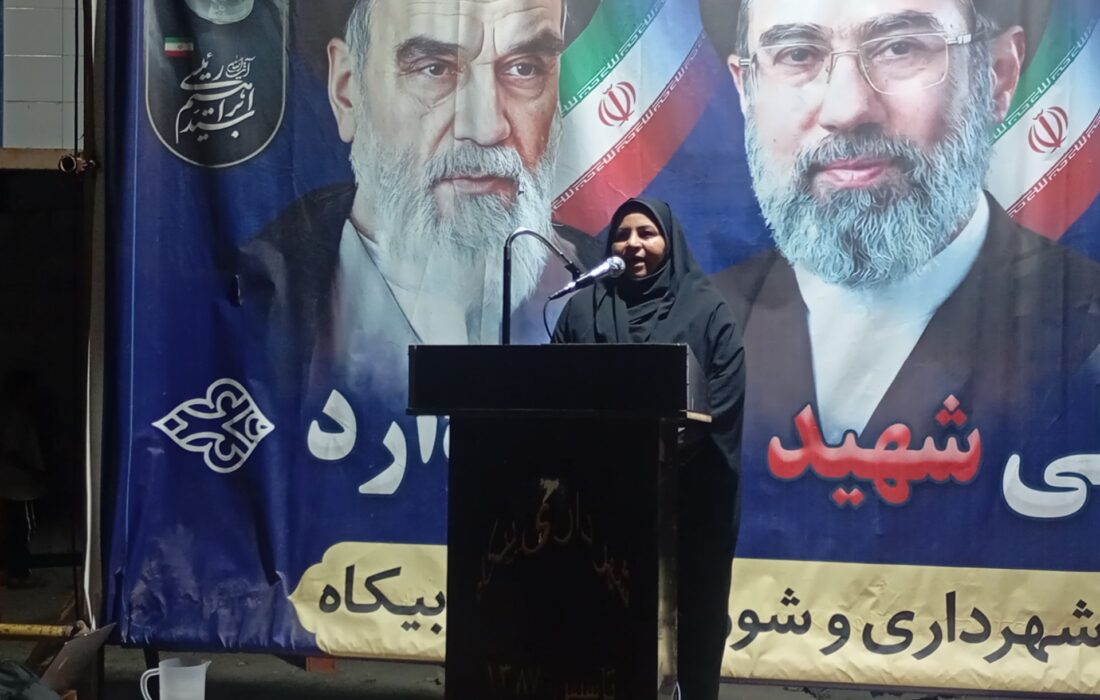 حضور بخشدار بیکاه و شورای اداری در تجمعات شبانه به مناسبت هفته دولت